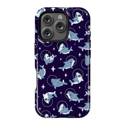 Space Shark Pattern Phone Case