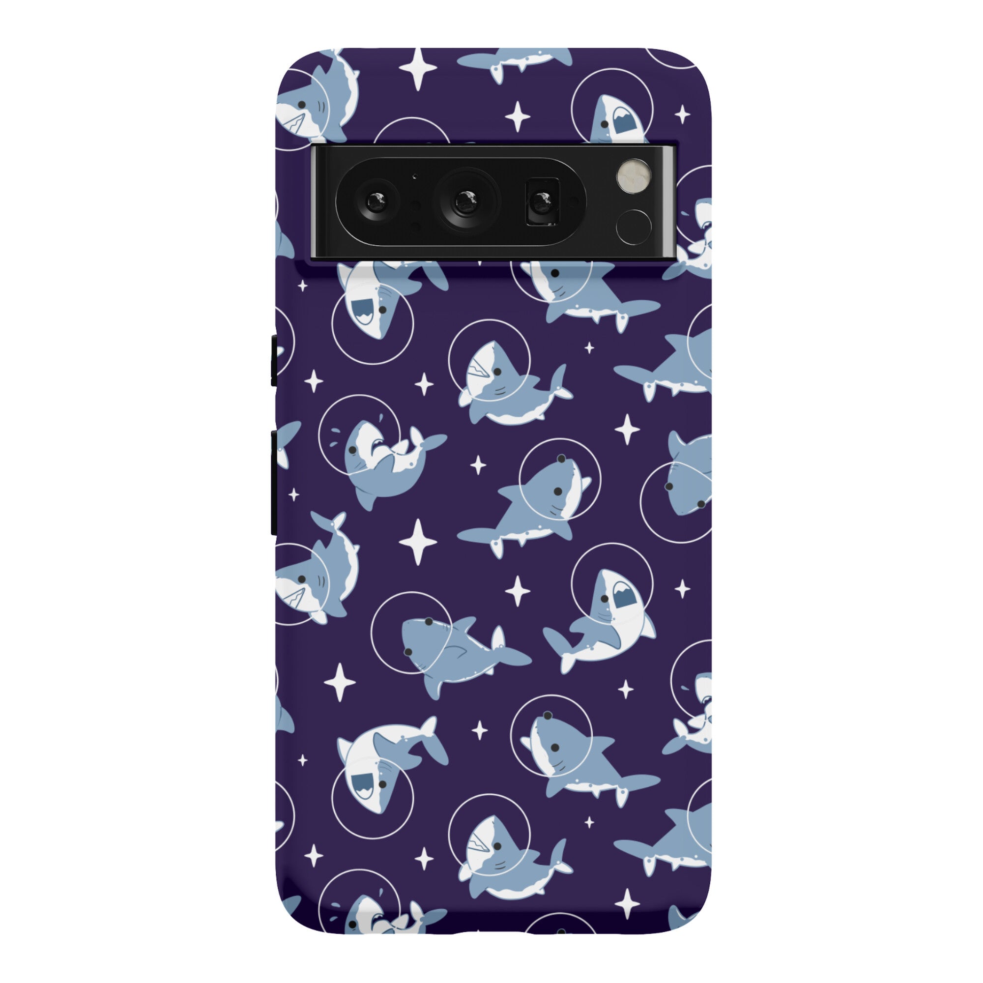 Space Shark Pattern Phone Case