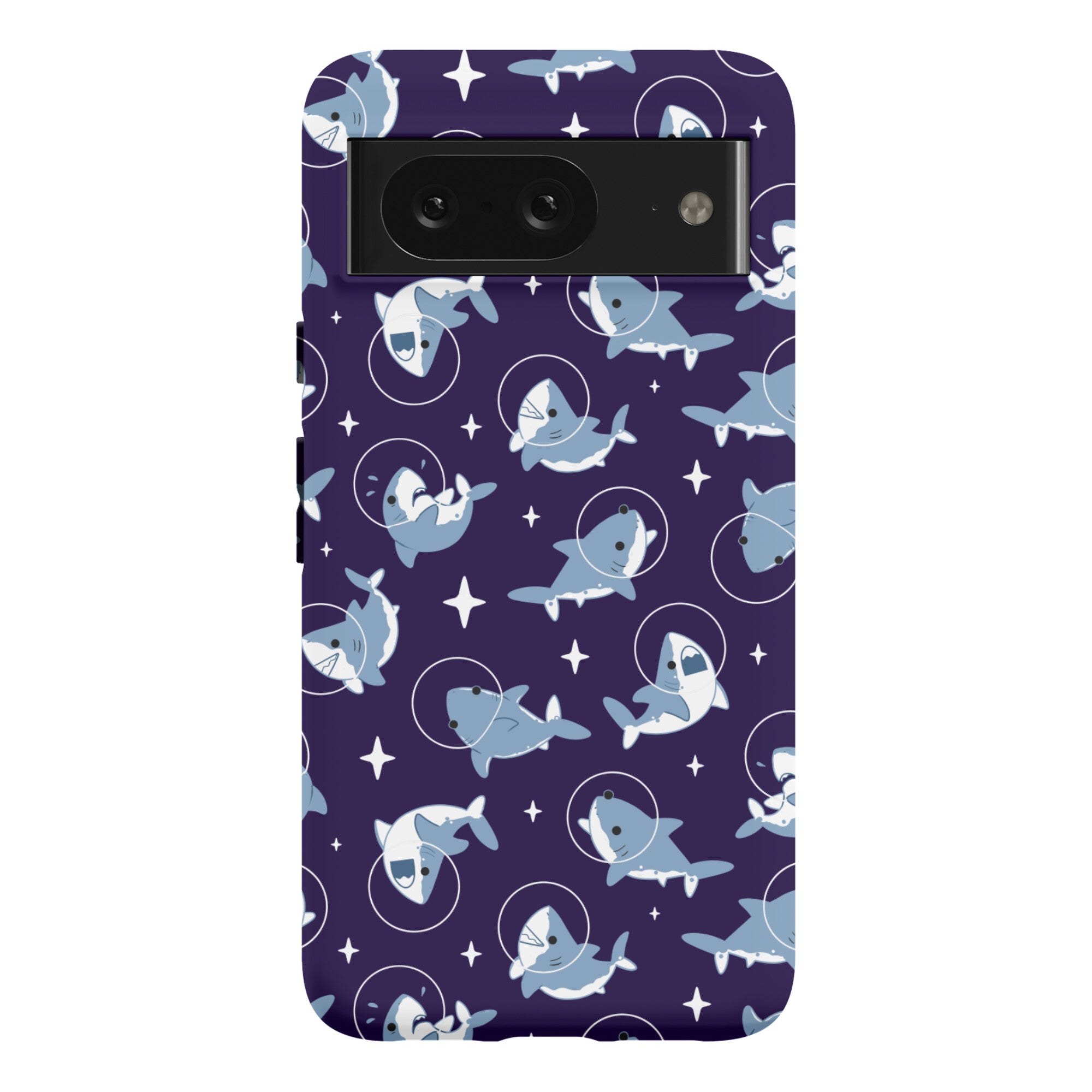 Space Shark Pattern Phone Case