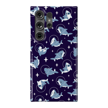 Space Shark Pattern Phone Case