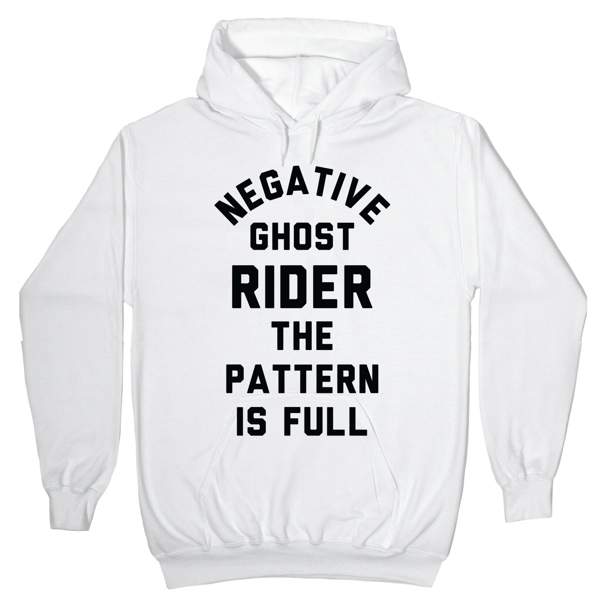 Negative Ghost Rider The Pattern is Full Hoodie
