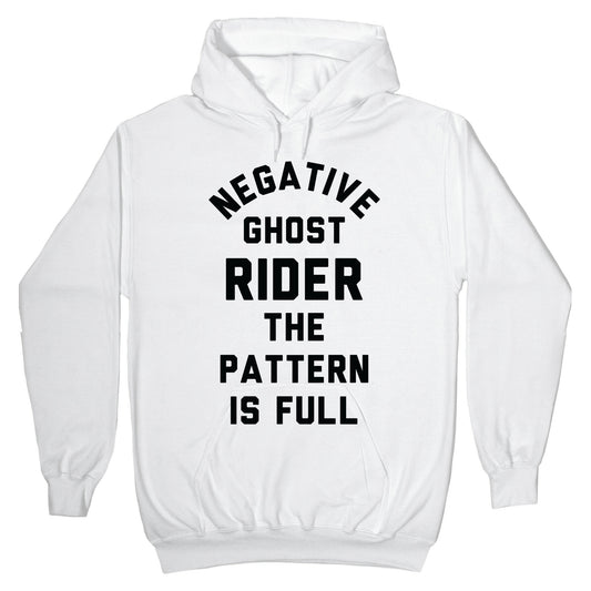 Negative Ghost Rider The Pattern is Full Hoodie