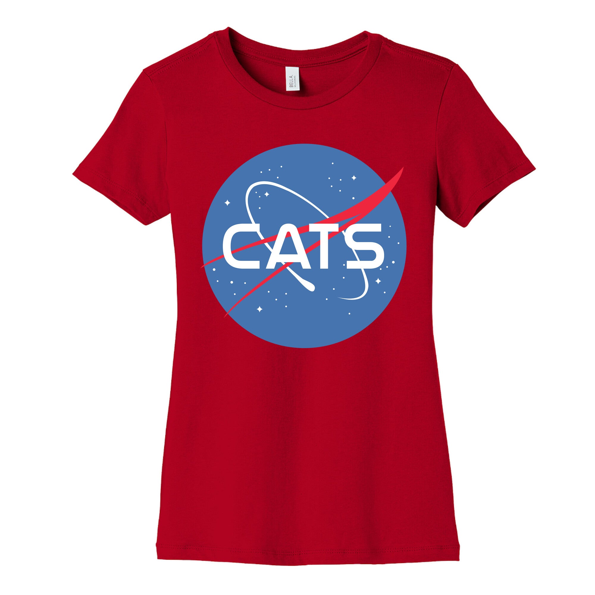 Cats Nasa Parody Women's Cotton Tee