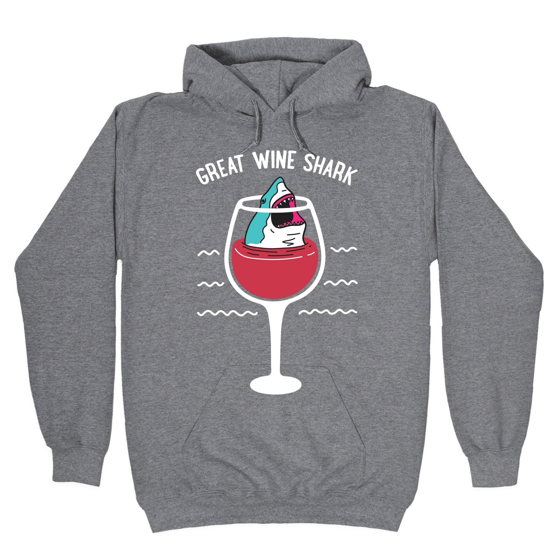 Great Wine Shark Hoodie