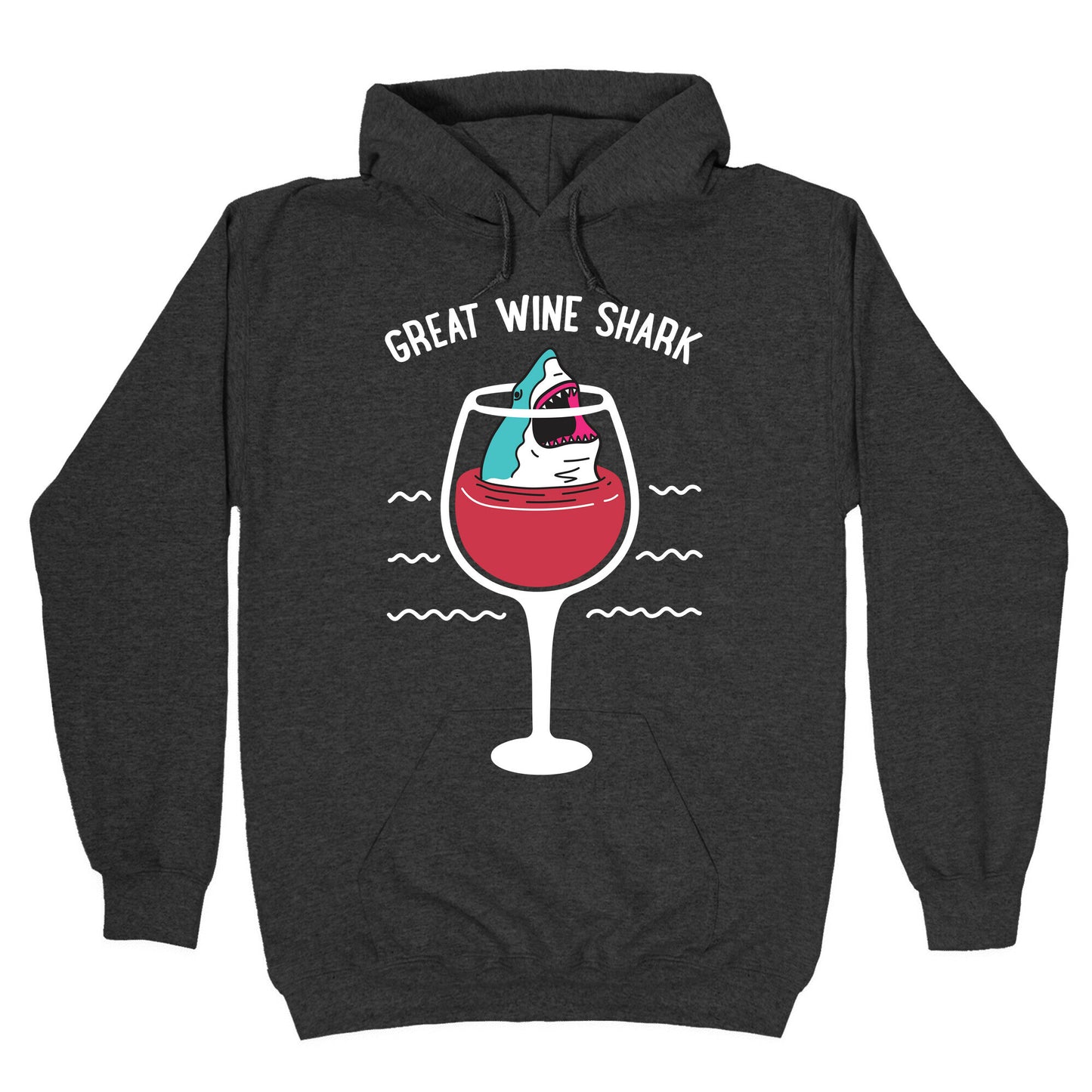 Great Wine Shark Hoodie