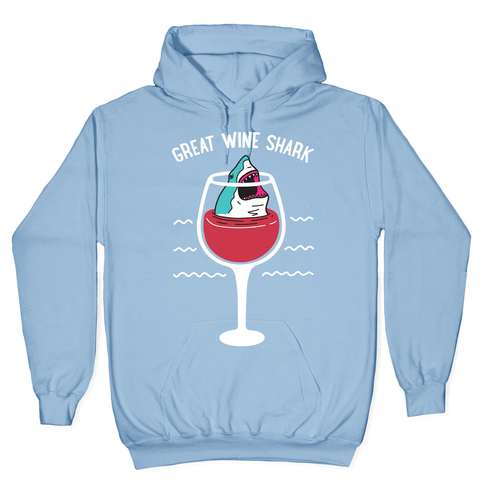 Great Wine Shark Hoodie