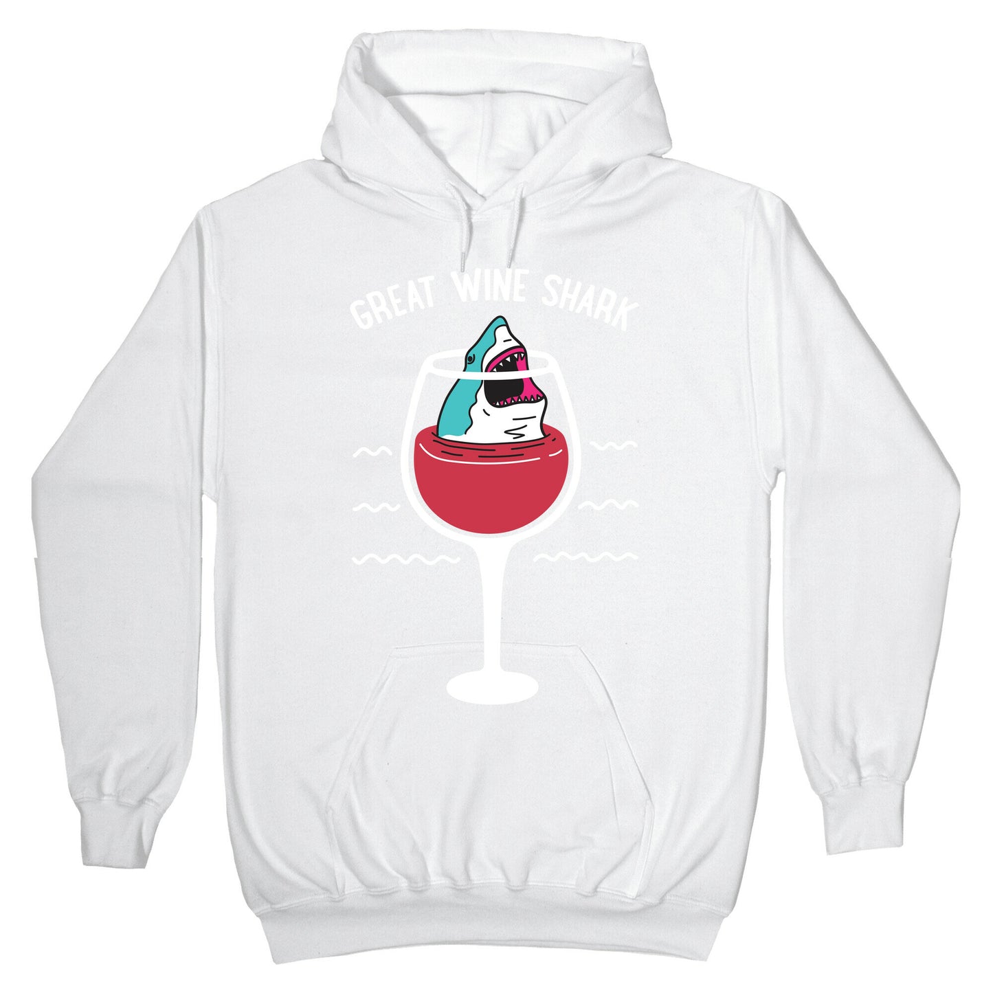 Great Wine Shark Hoodie