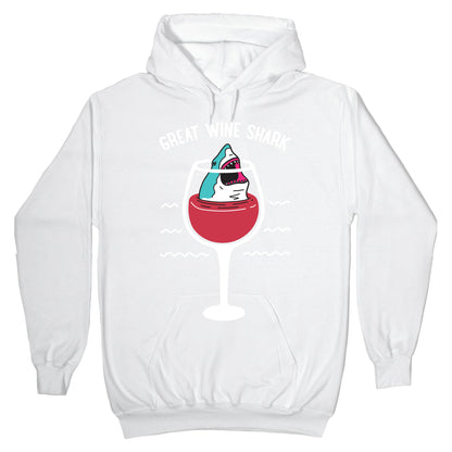 Great Wine Shark Hoodie
