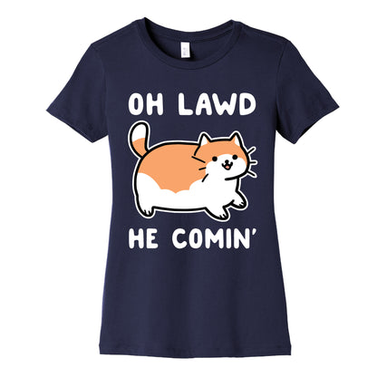 Oh Lawd, He Comin' Women's Cotton Tee