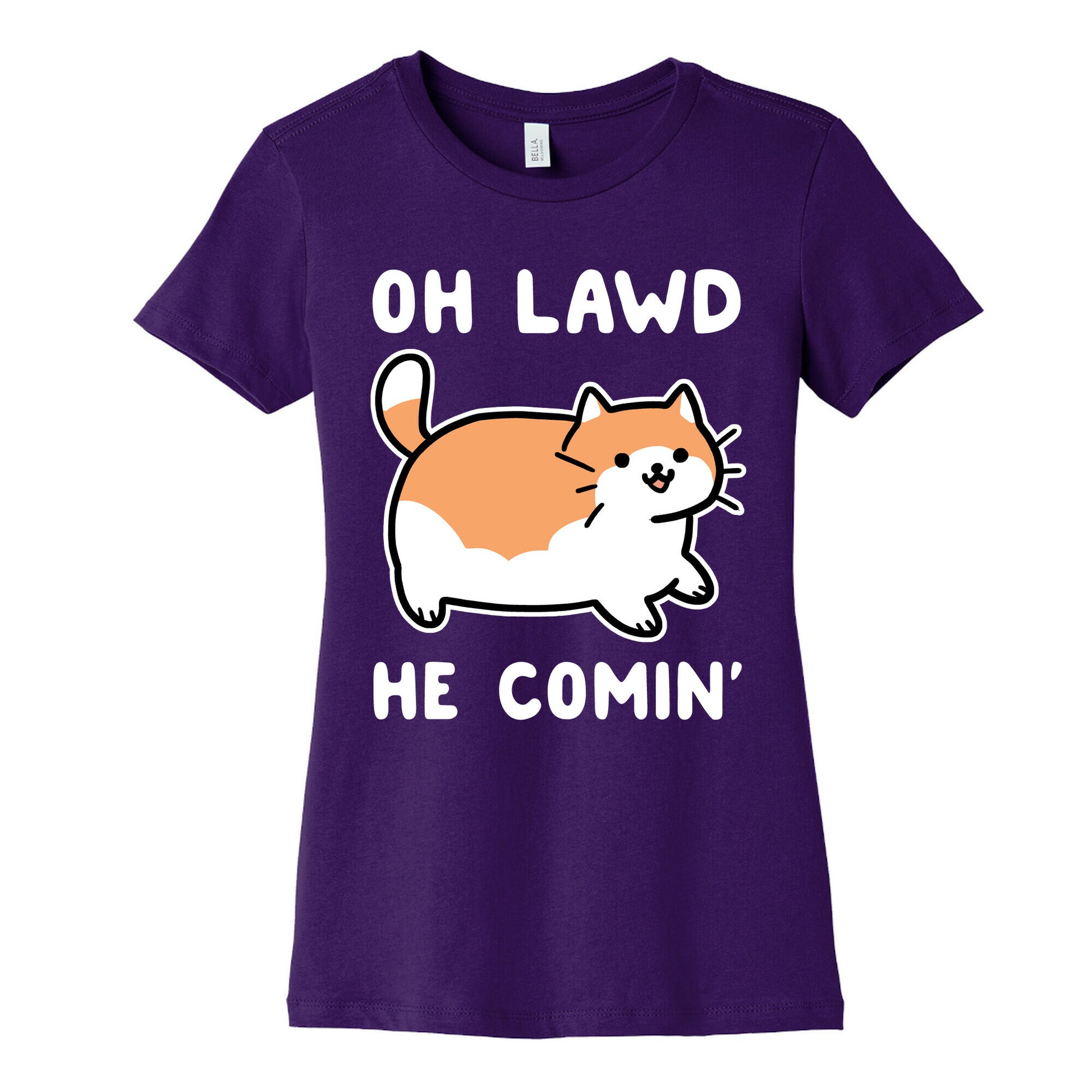 Oh Lawd, He Comin' Women's Cotton Tee