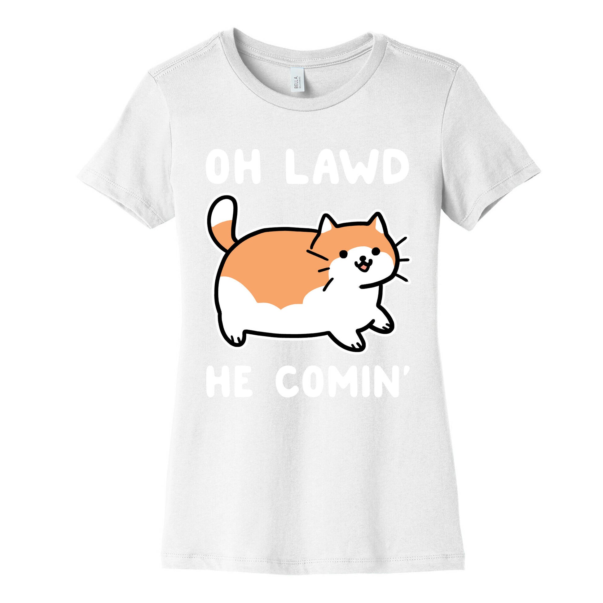 Oh Lawd, He Comin' Women's Cotton Tee