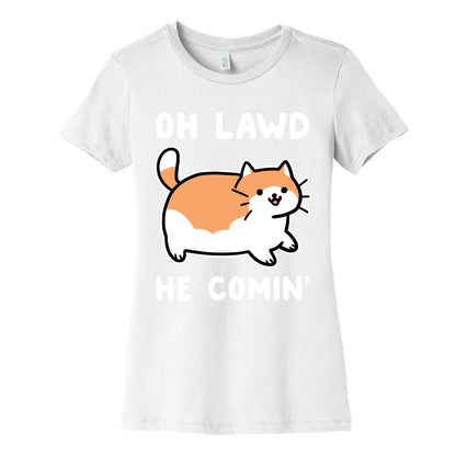 Oh Lawd, He Comin' Women's Cotton Tee