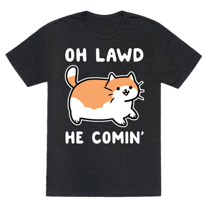 Oh Lawd, He Comin' Unisex Triblend Tee
