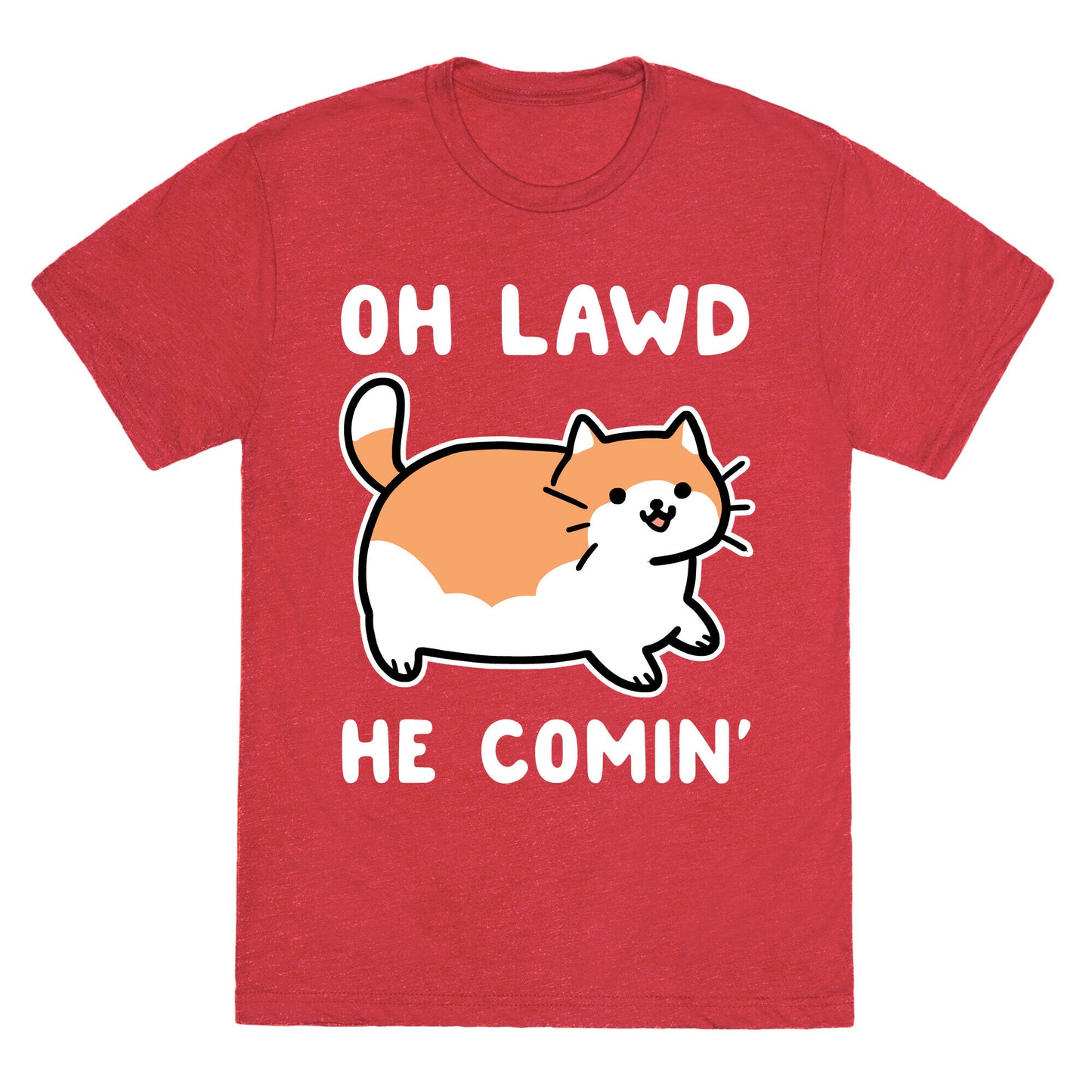 Oh Lawd, He Comin' Unisex Triblend Tee