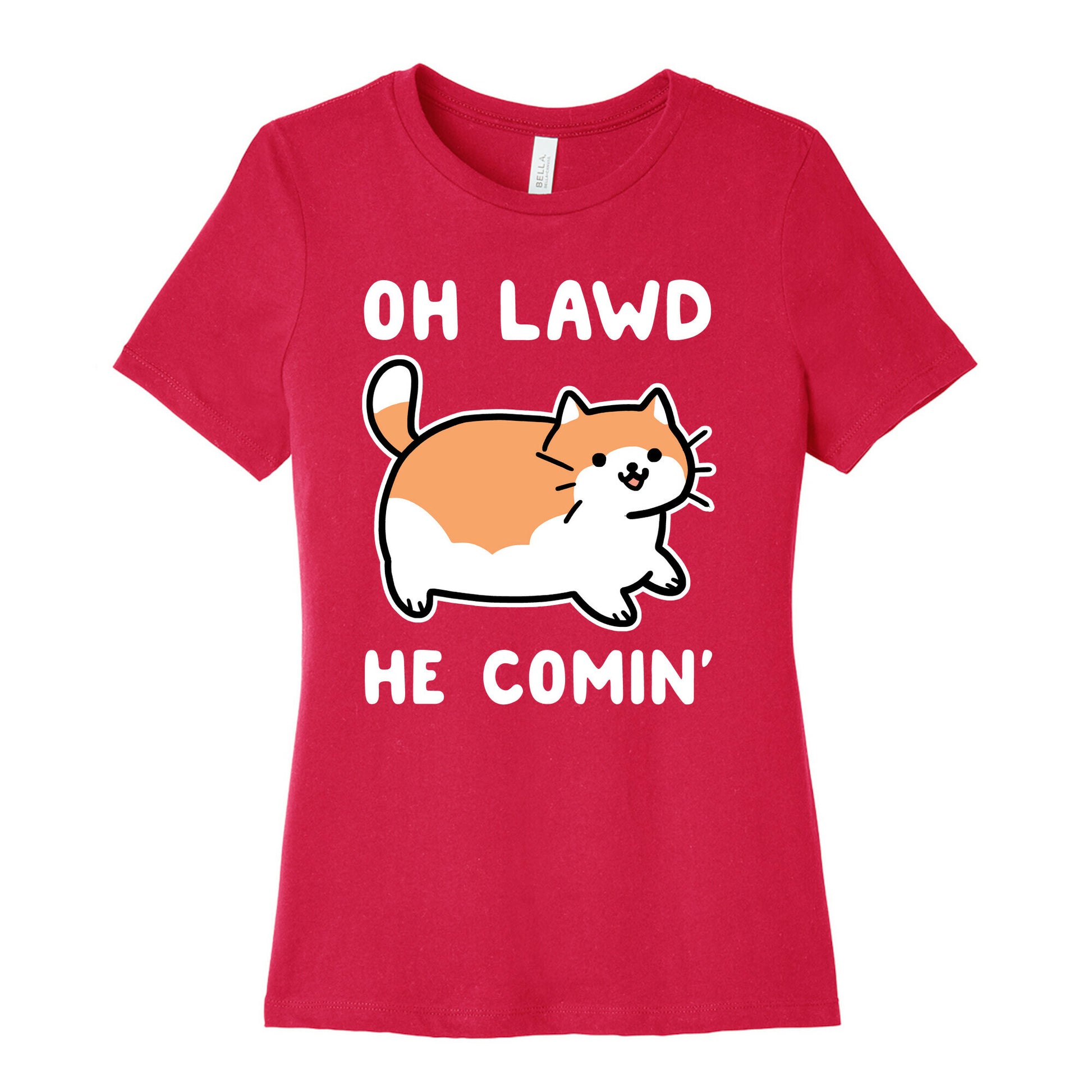 Oh Lawd, He Comin' Women's Cotton Tee