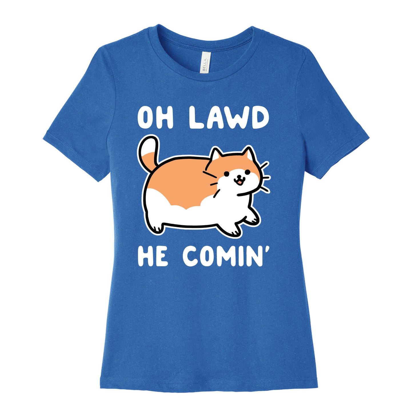 Oh Lawd, He Comin' Women's Cotton Tee