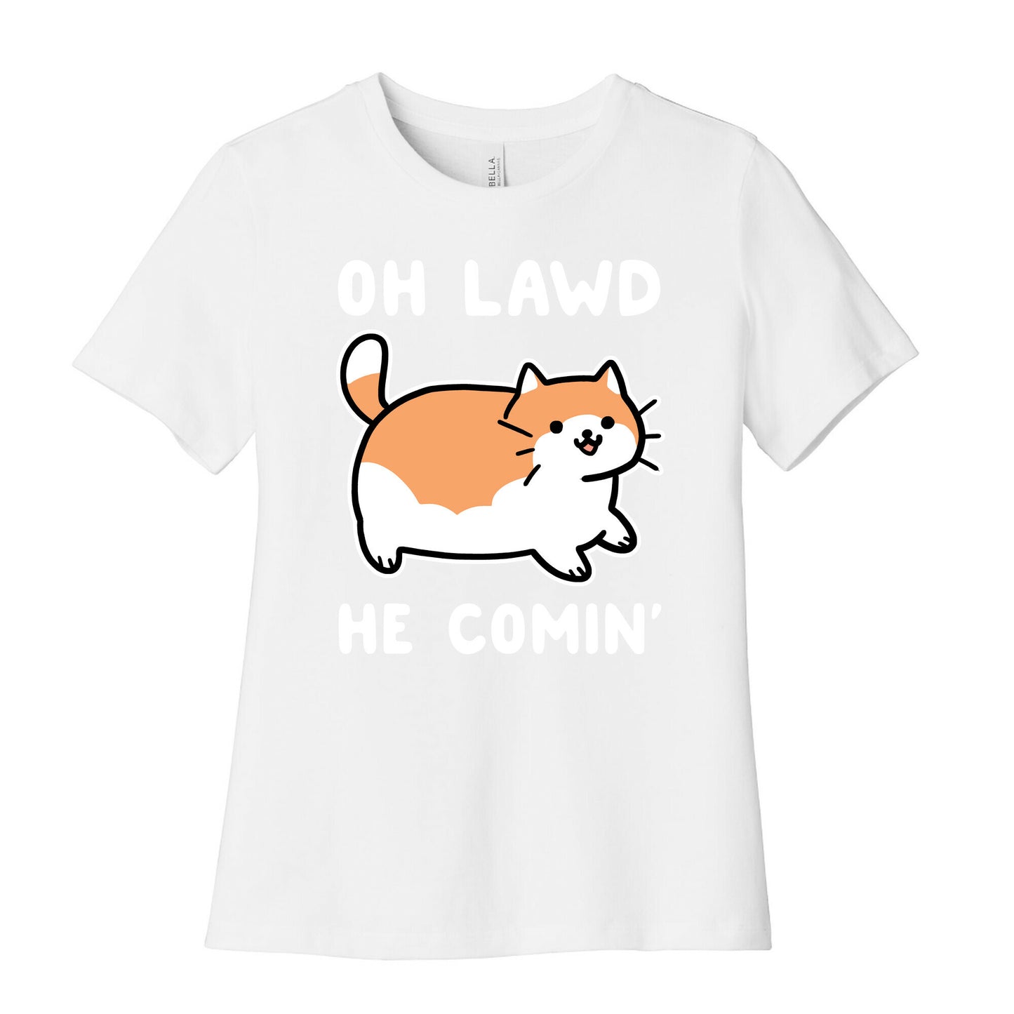 Oh Lawd, He Comin' Women's Cotton Tee