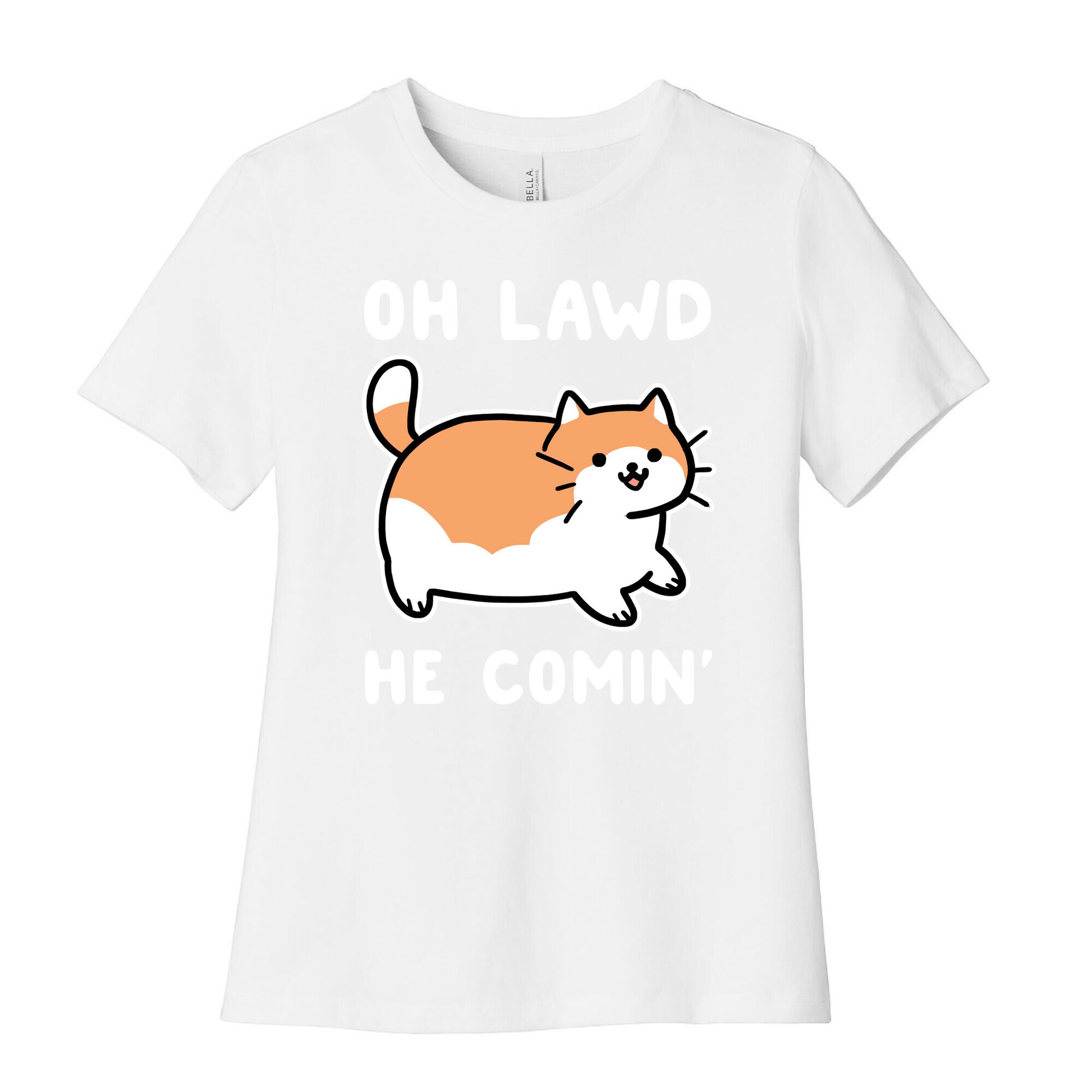Oh Lawd, He Comin' Women's Cotton Tee