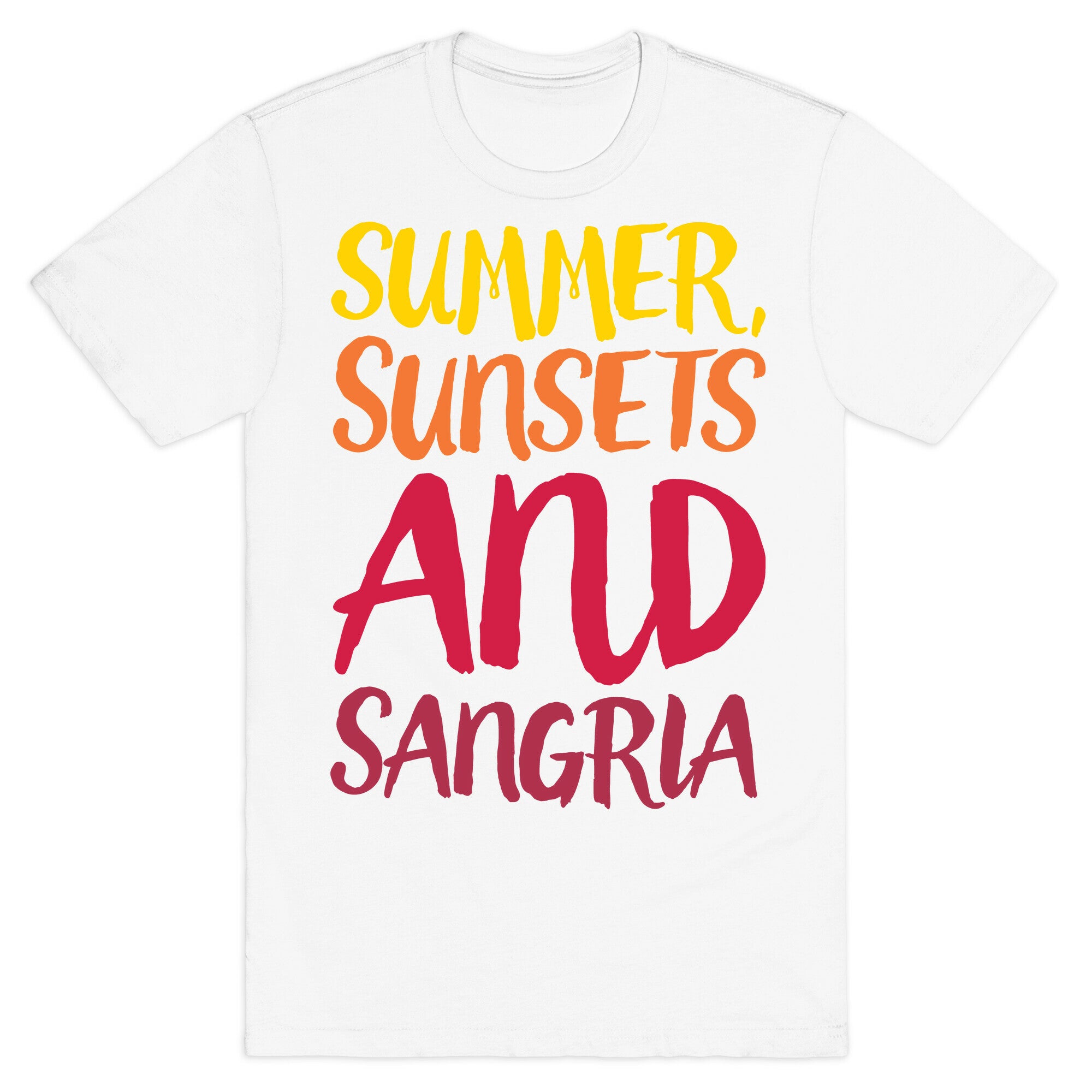 Summer Sunsets and Sangria T-Shirt