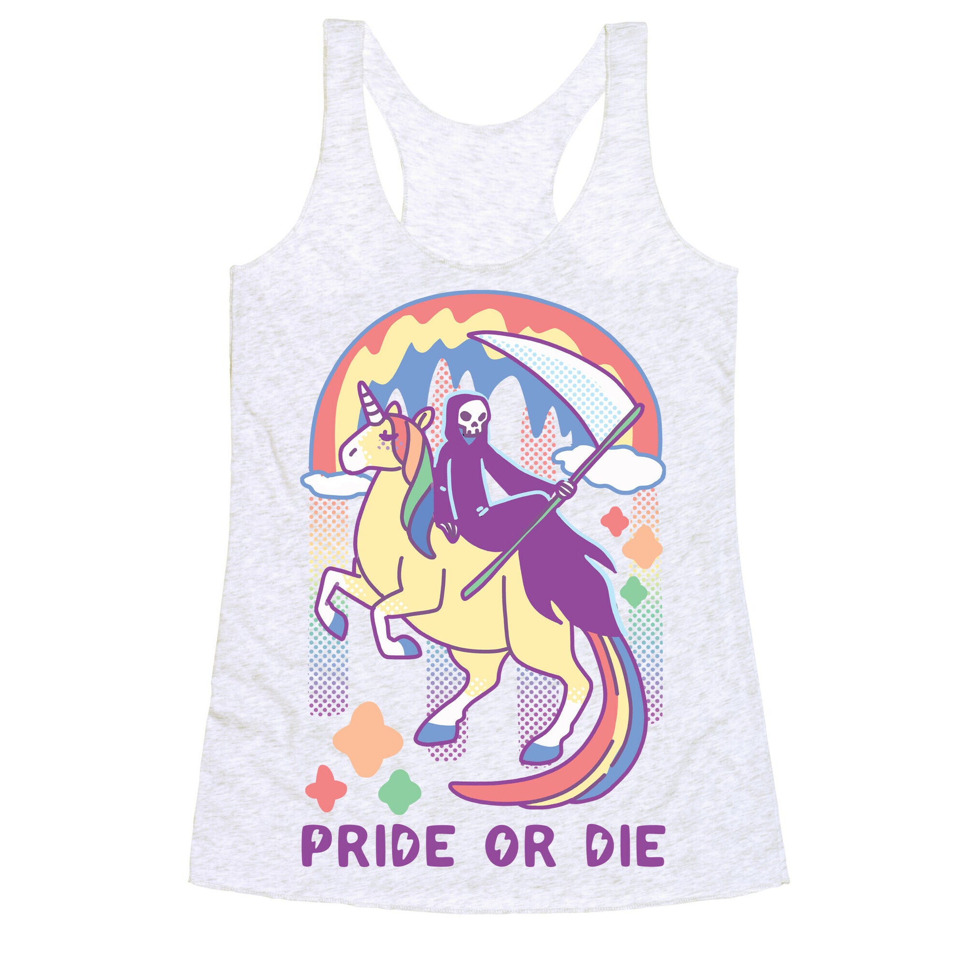 Pride or Die Racerback Tank