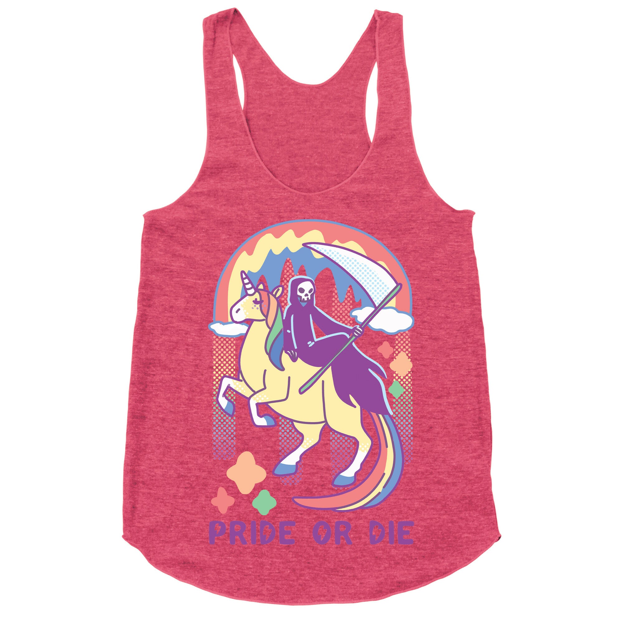 Pride or Die Racerback Tank