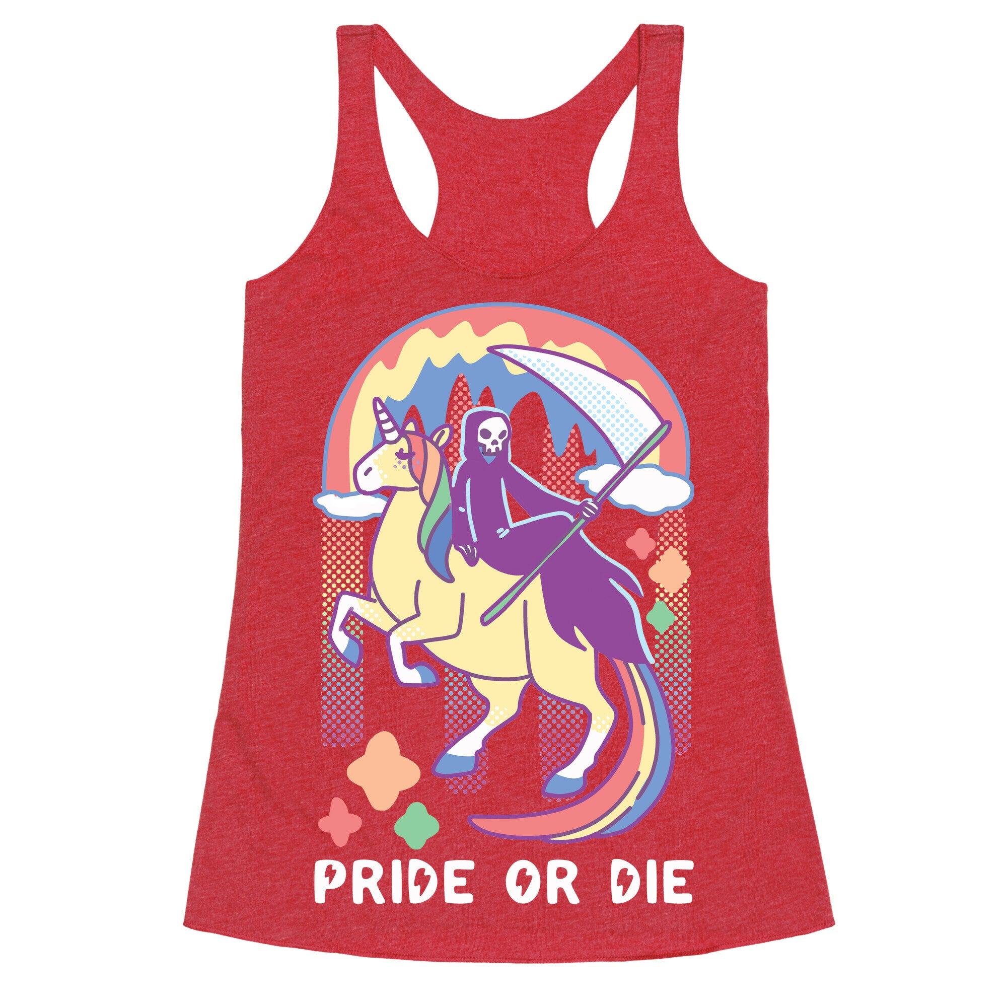 Pride or Die Racerback Tank