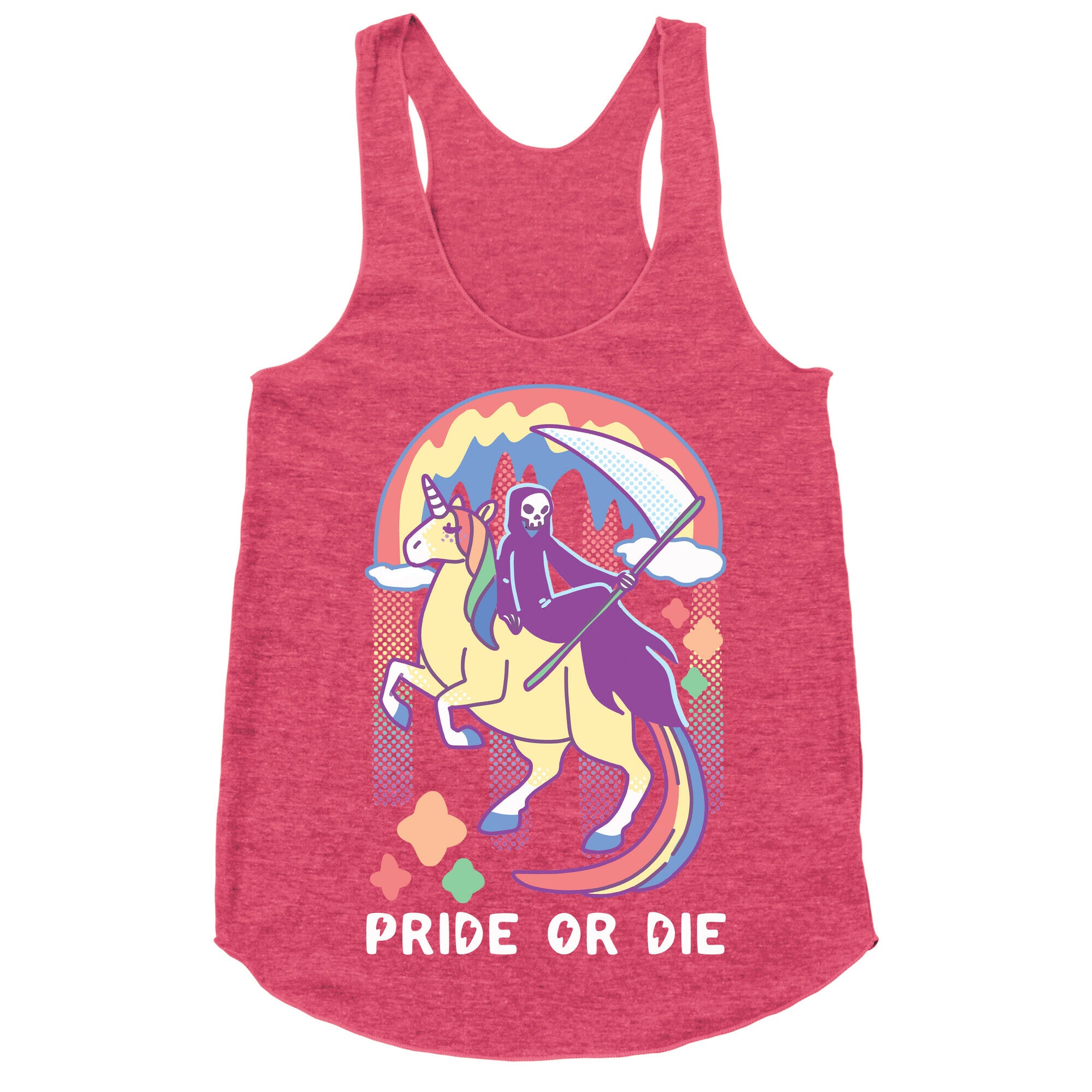 Pride or Die Racerback Tank