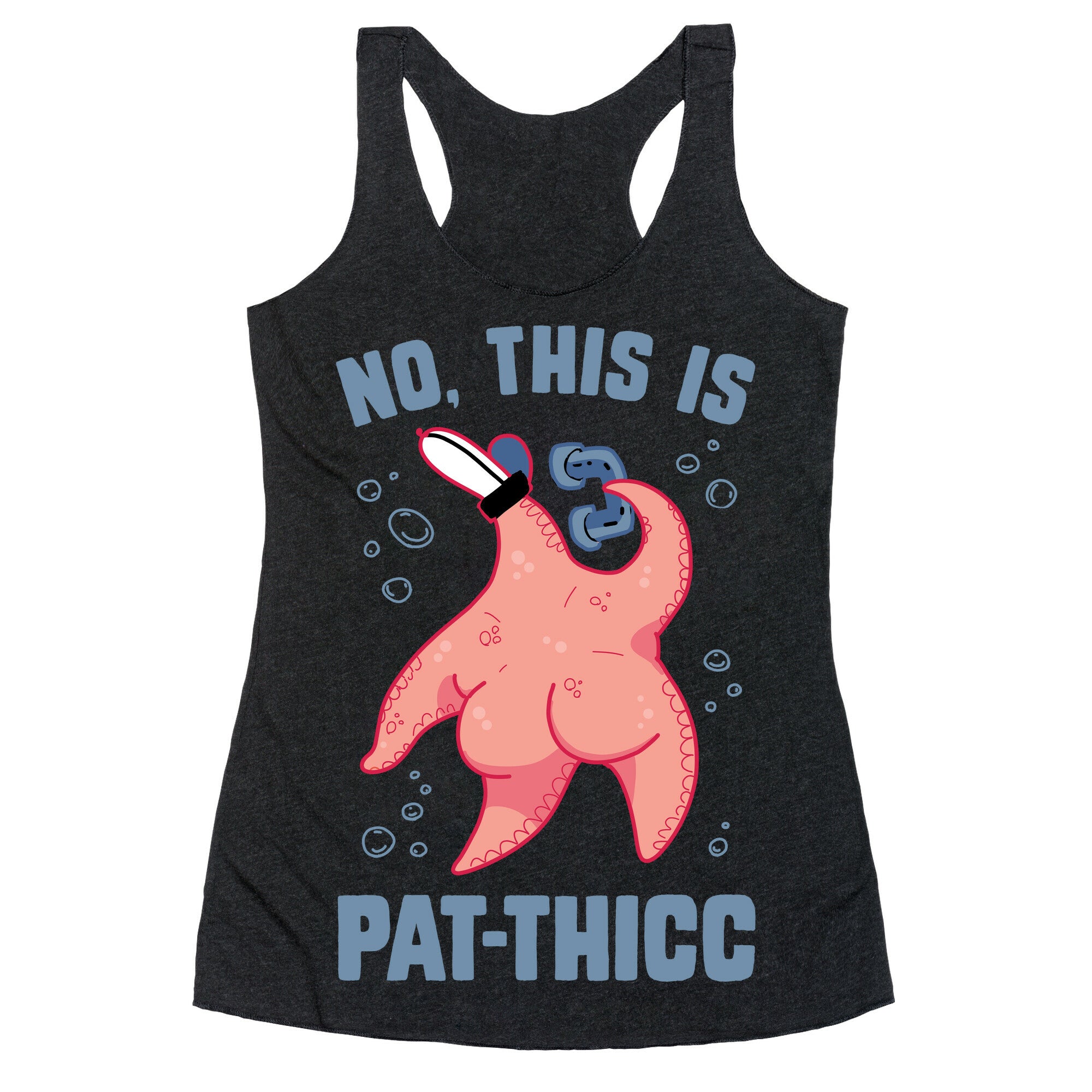 No, This Is Pat-THICC Racerback Tank