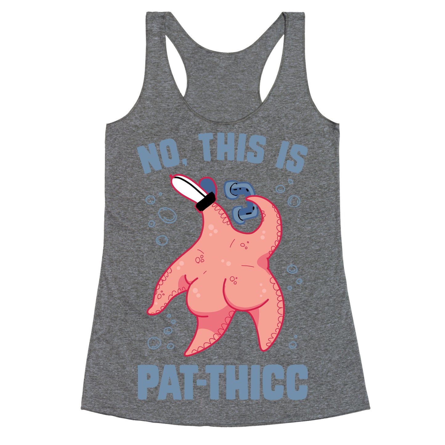 No, This Is Pat-THICC Racerback Tank