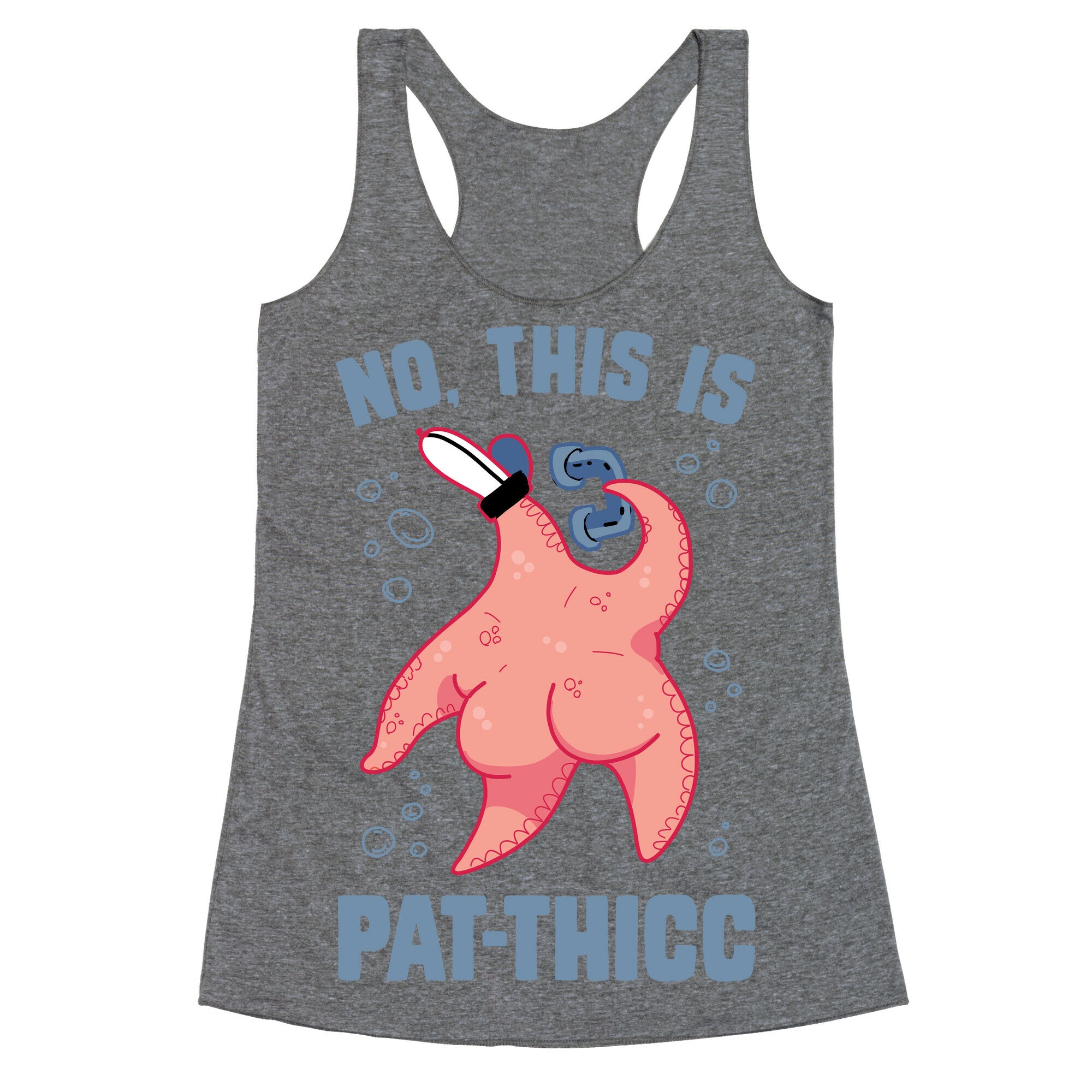 No, This Is Pat-THICC Racerback Tank