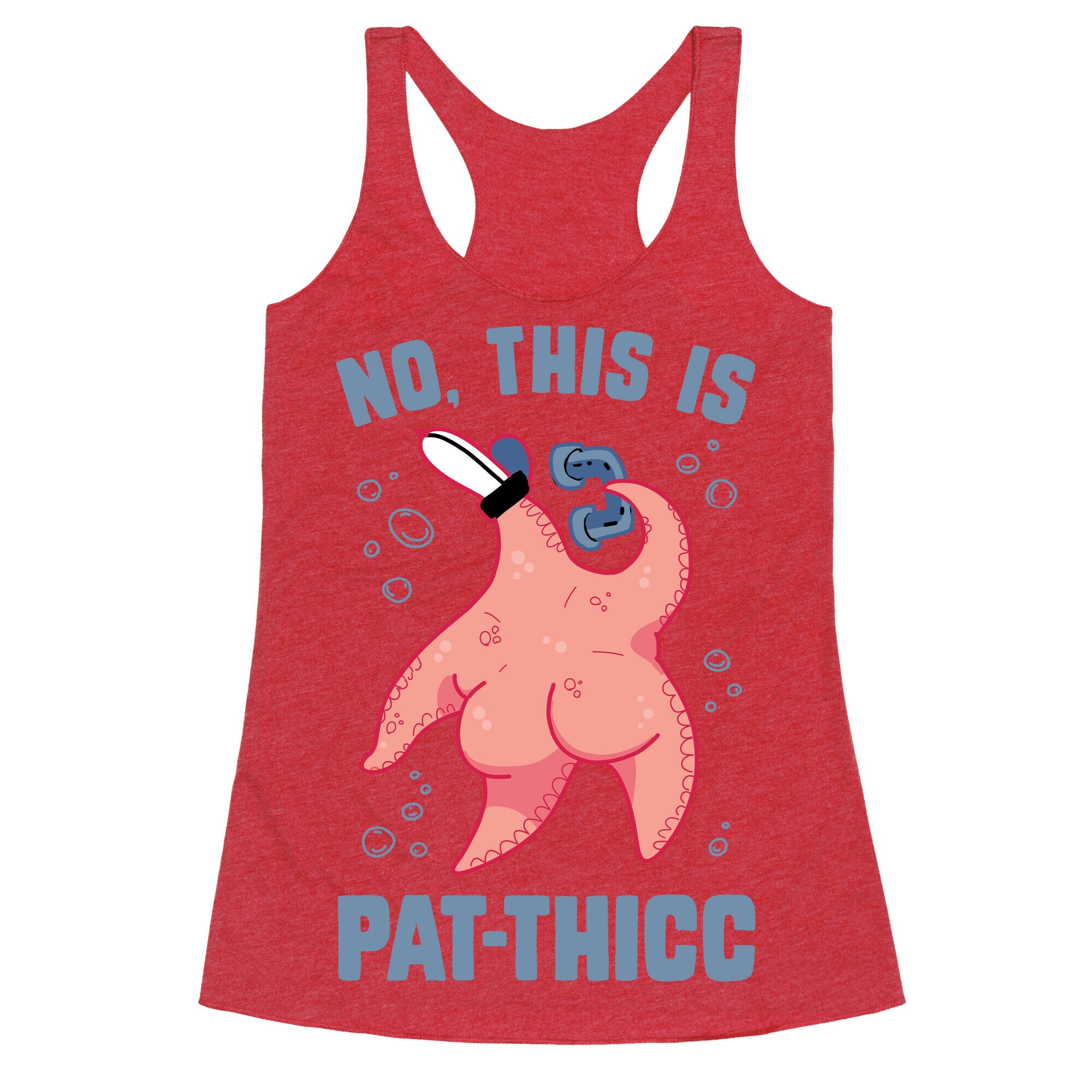 No, This Is Pat-THICC Racerback Tank