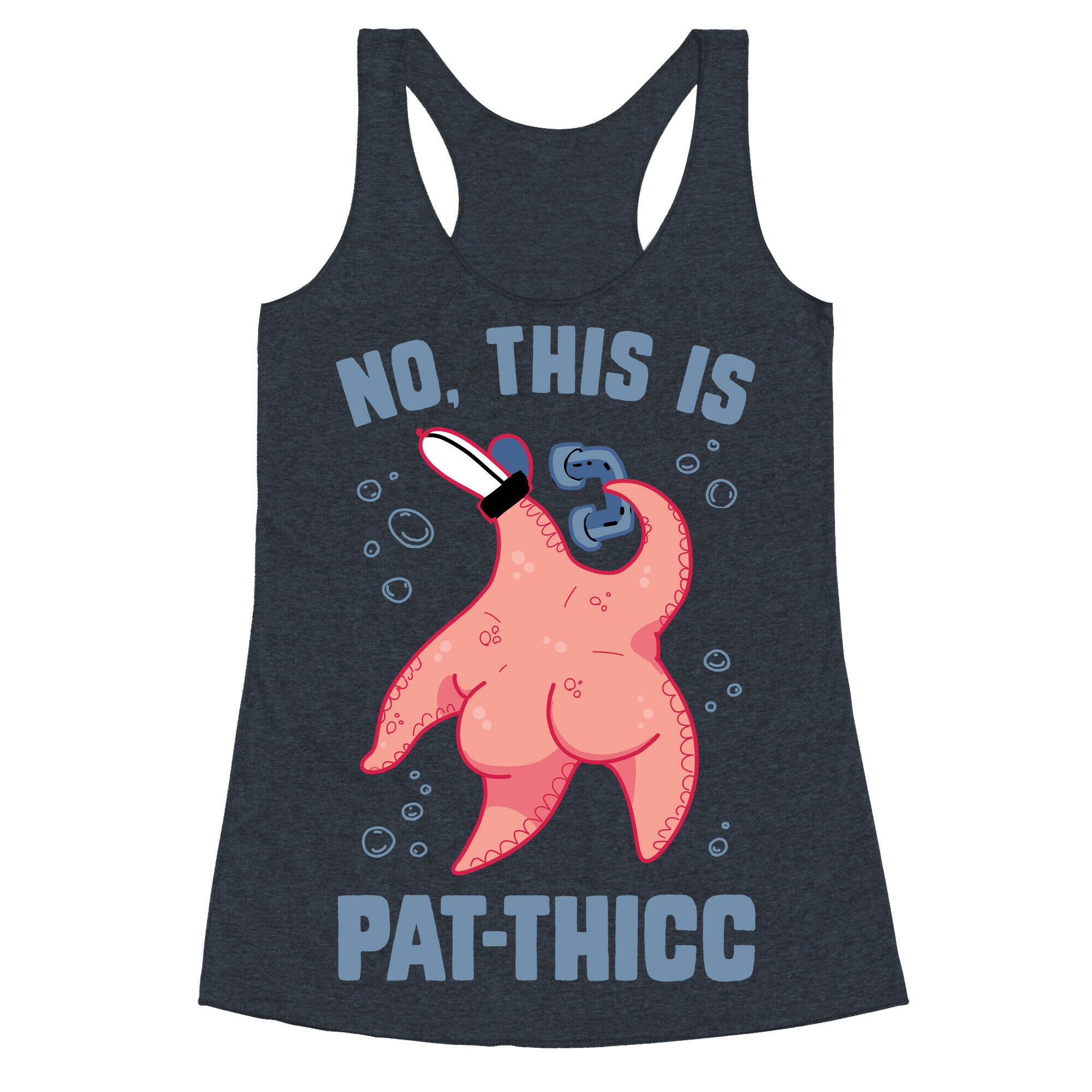 No, This Is Pat-THICC Racerback Tank