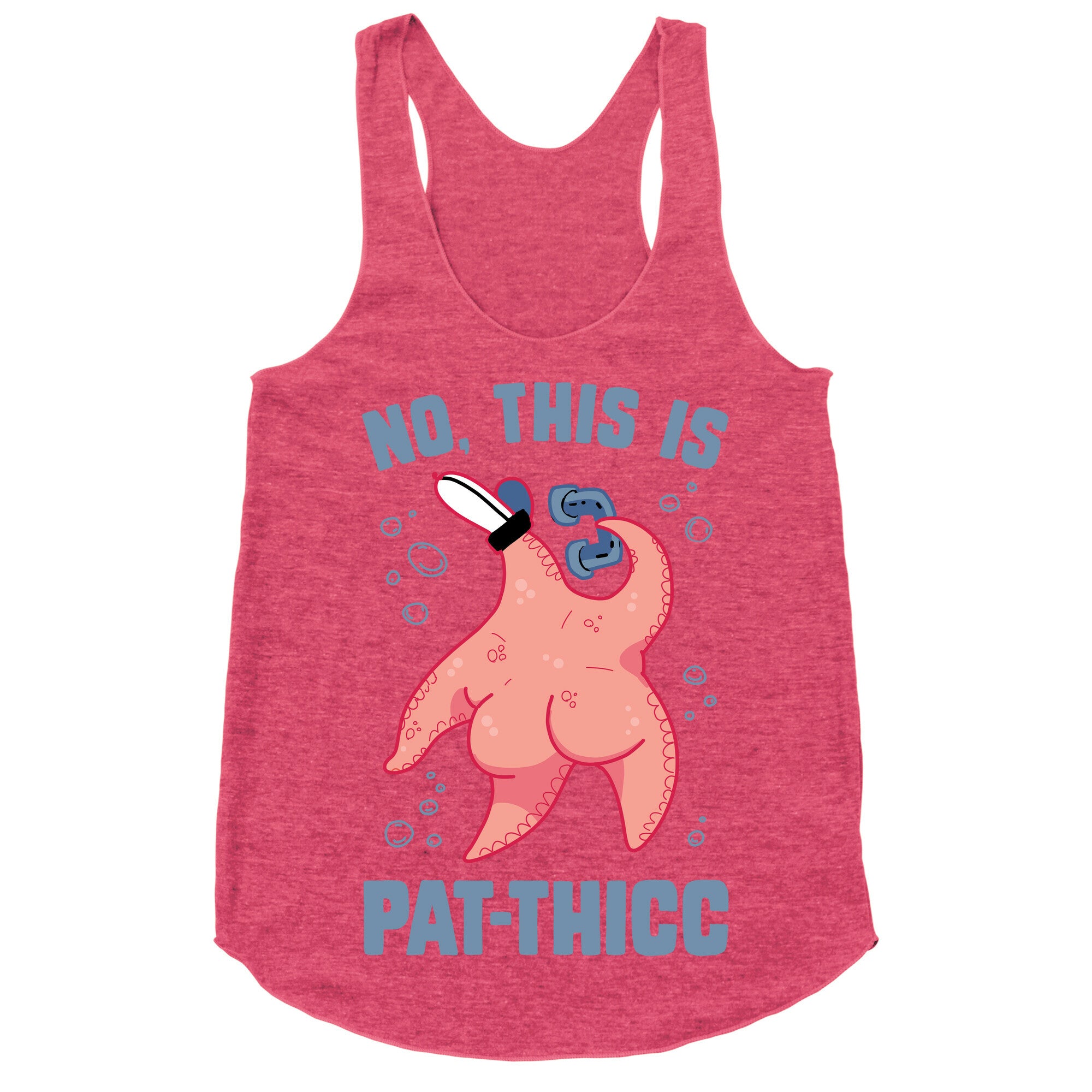 No, This Is Pat-THICC Racerback Tank