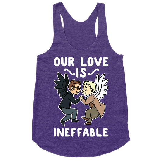 Our Love is Ineffable - Good Omens Racerback Tank