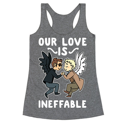 Our Love is Ineffable - Good Omens Racerback Tank