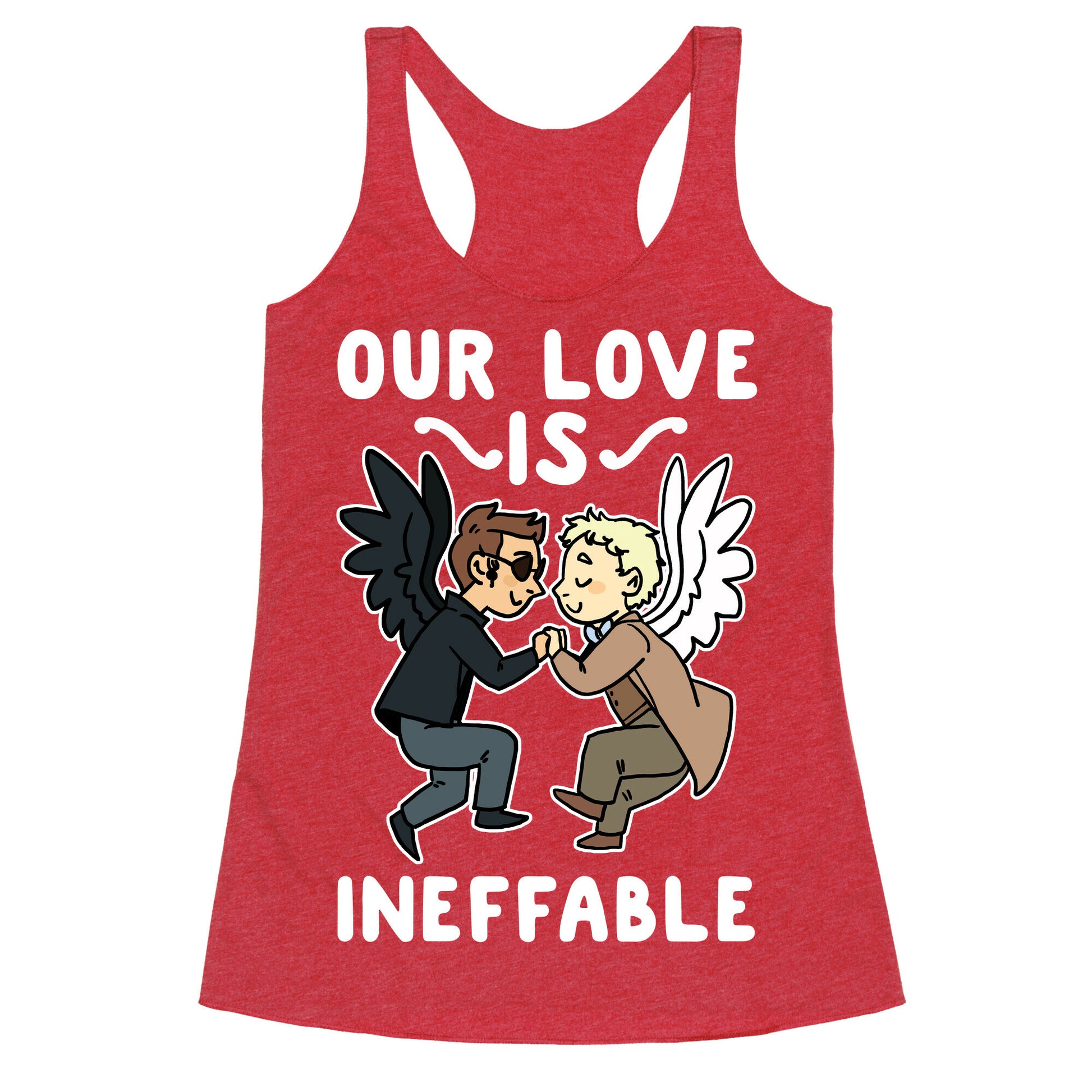Our Love is Ineffable - Good Omens Racerback Tank