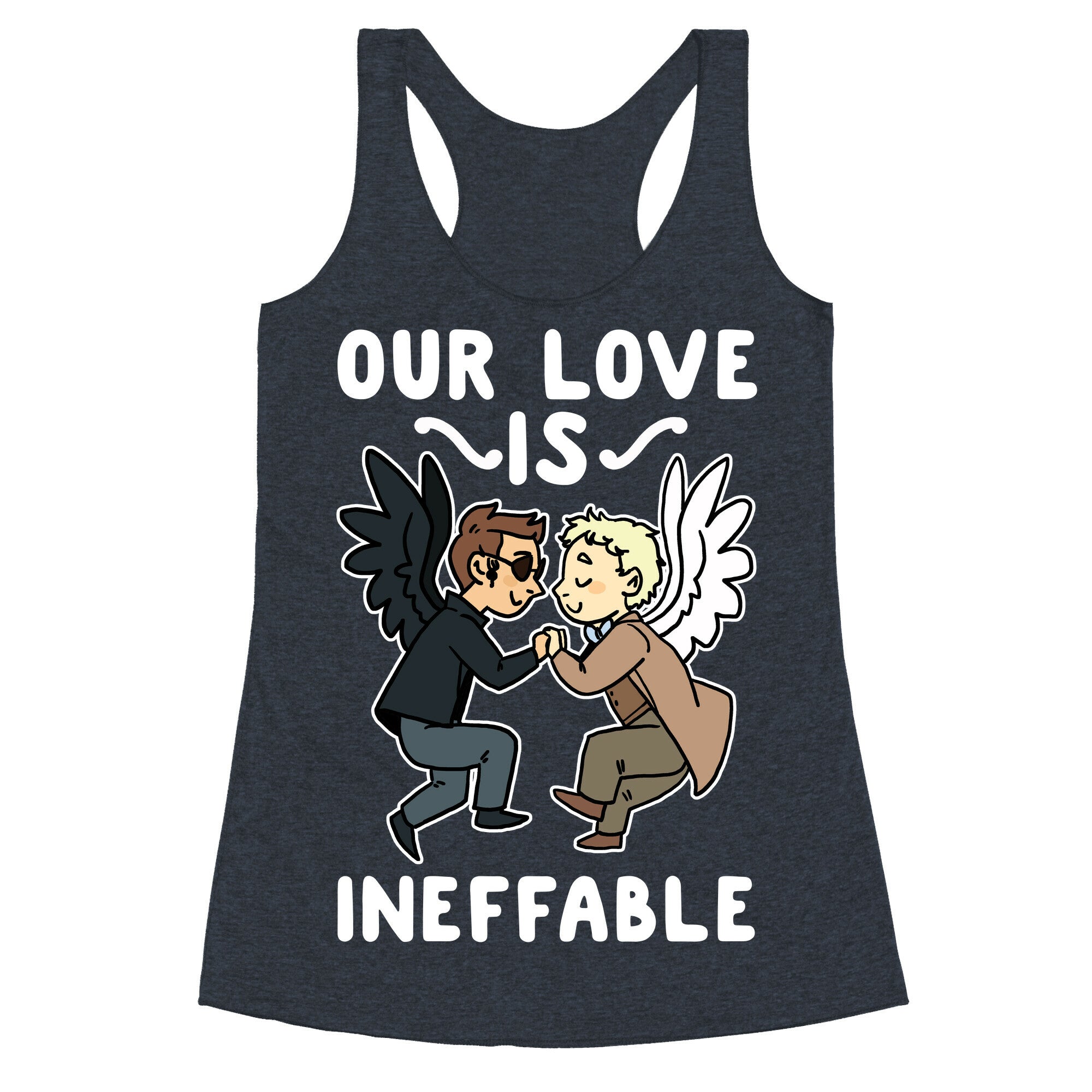 Our Love is Ineffable - Good Omens Racerback Tank