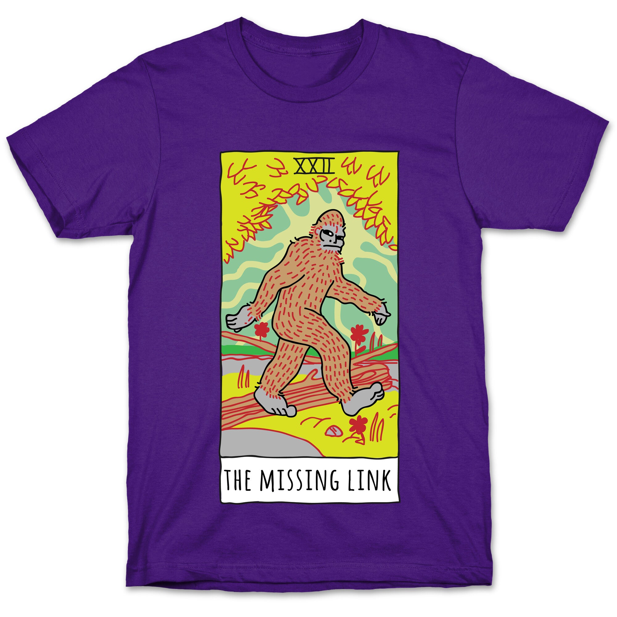 The Missing Link Bigfoot Tarot T-Shirt