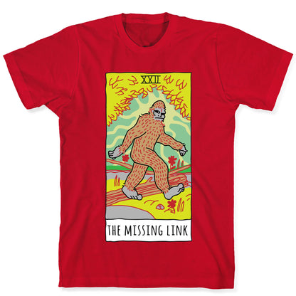 The Missing Link Bigfoot Tarot T-Shirt