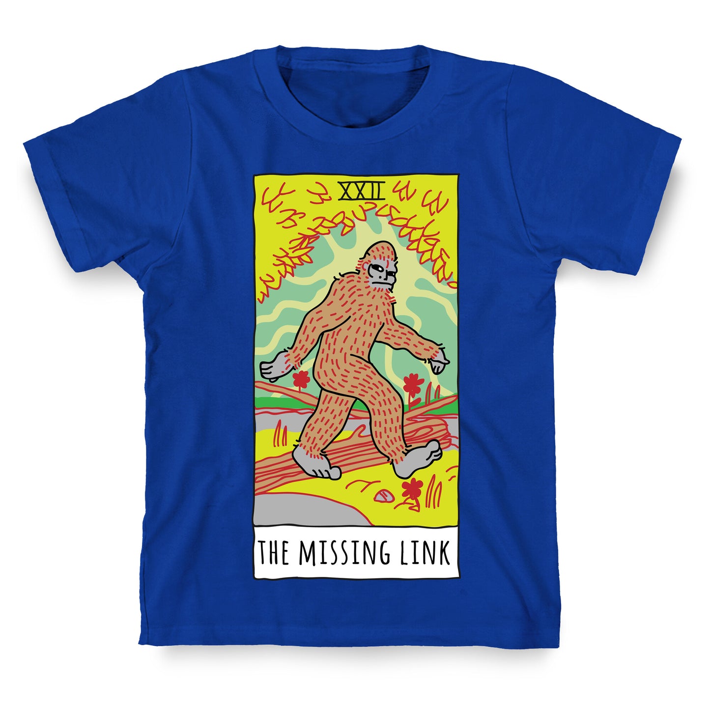 The Missing Link Bigfoot Tarot T-Shirt