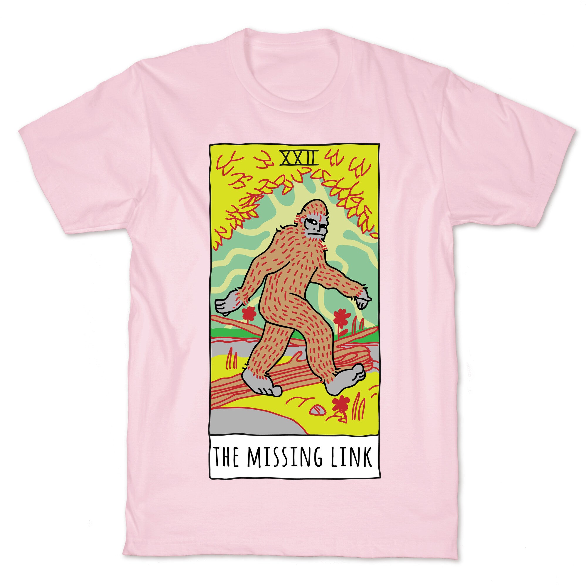 The Missing Link Bigfoot Tarot T-Shirt