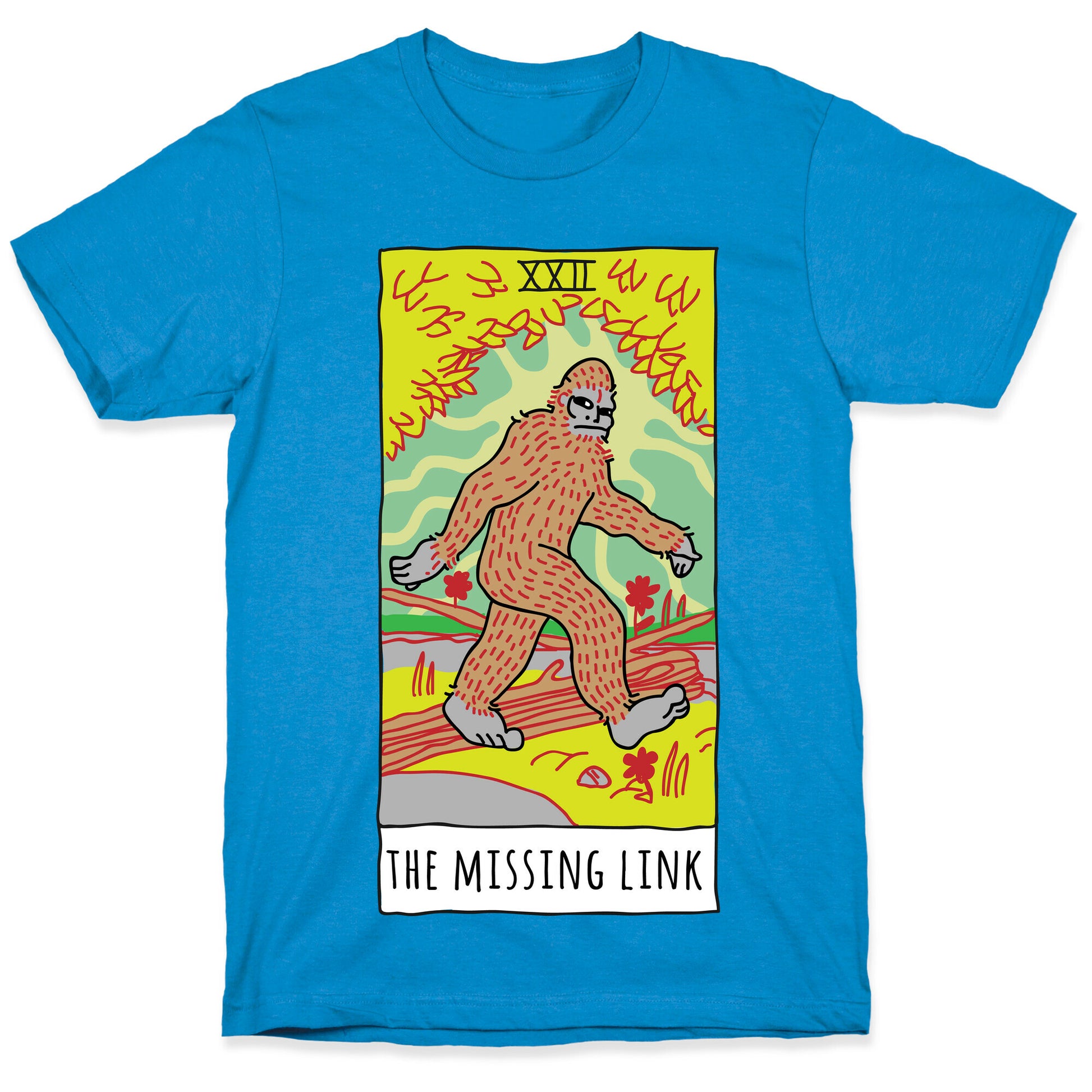 The Missing Link Bigfoot Tarot T-Shirt