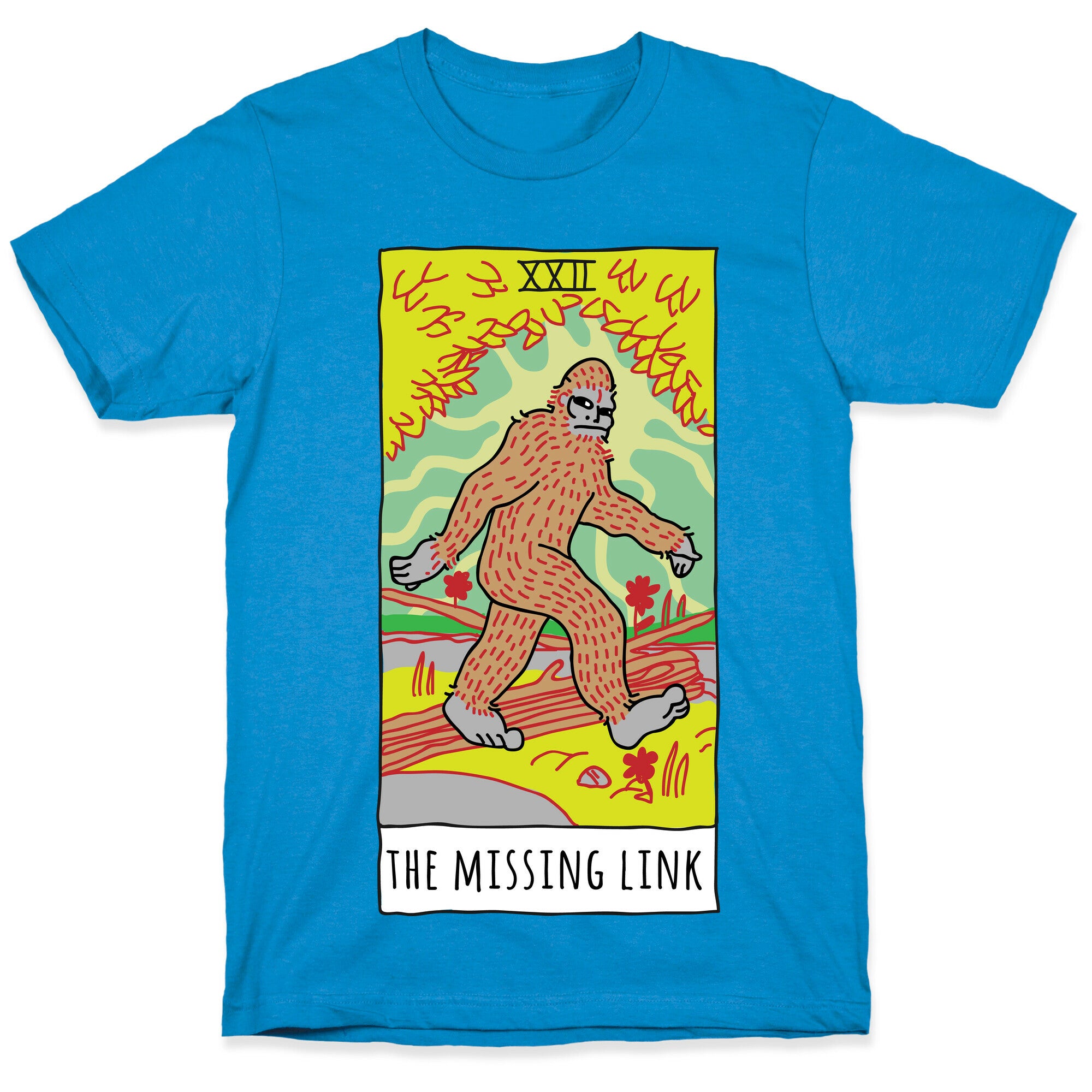 The Missing Link Bigfoot Tarot T-Shirt