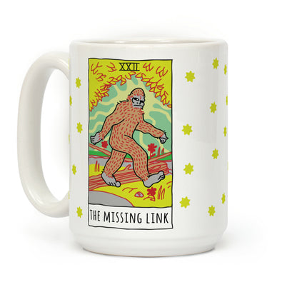 The Missing Link Bigfoot Tarot Coffee Mug