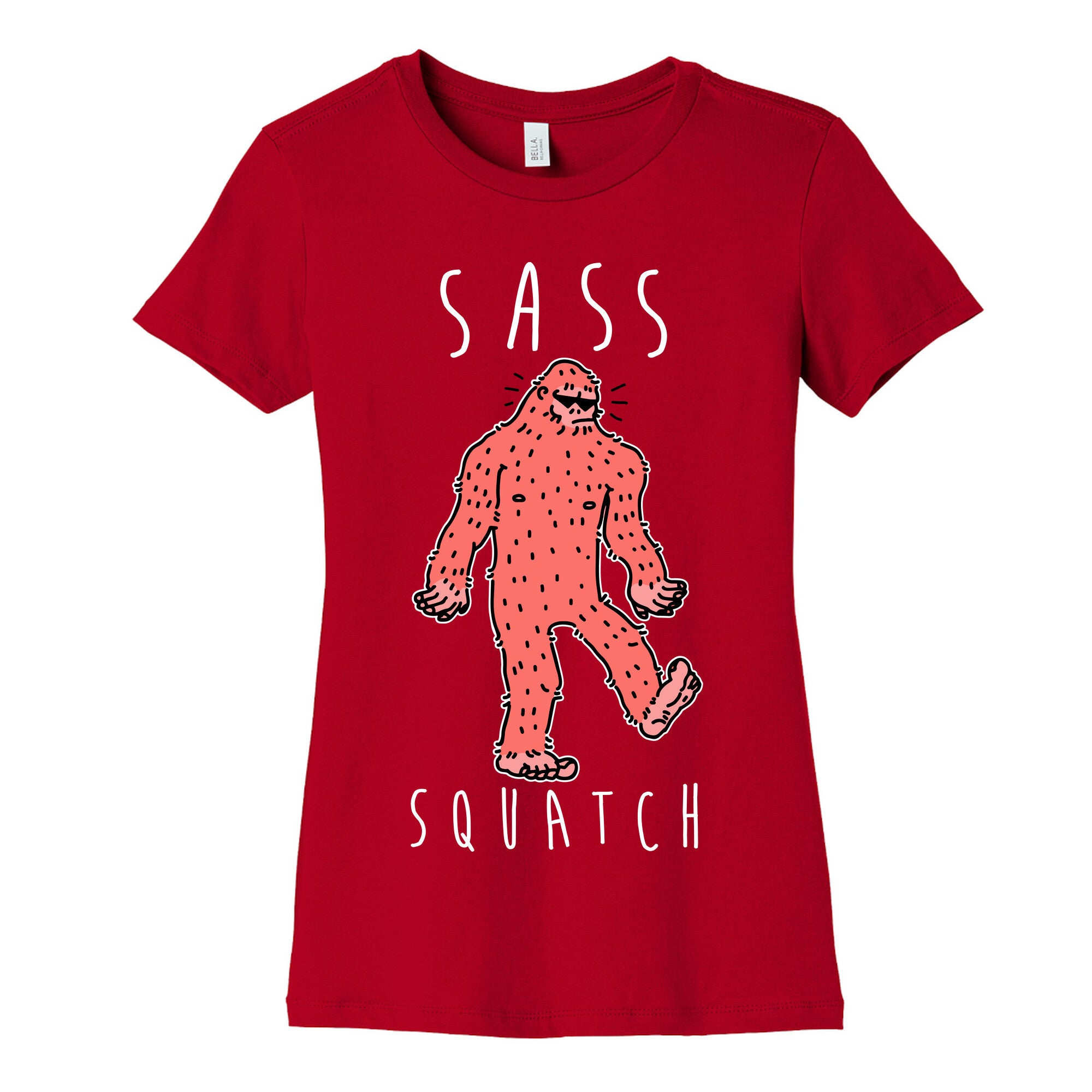Sass Squatch  Women's Cotton Tee
