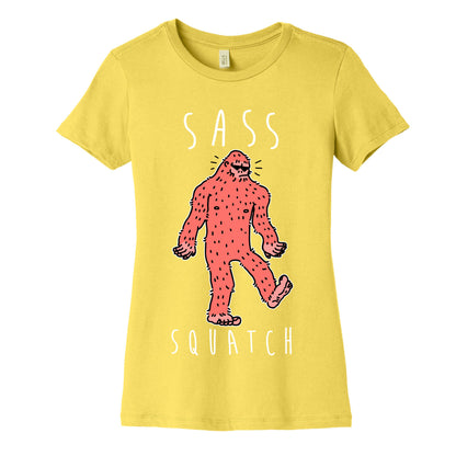Sass Squatch  Women's Cotton Tee