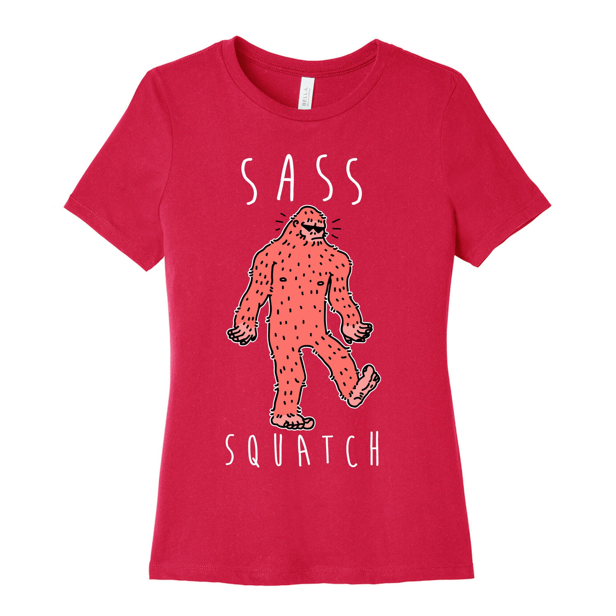 Sass Squatch  Women's Cotton Tee