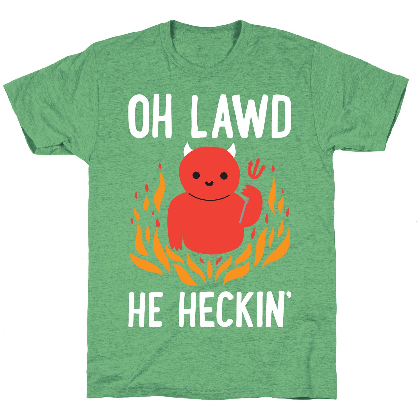 Oh Lawd He Heckin' Unisex Triblend Tee