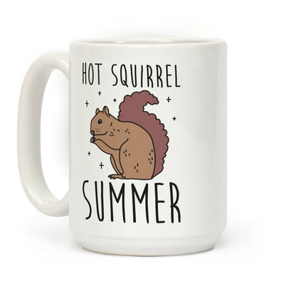 Hot Squirrel Summer Coffee Mug