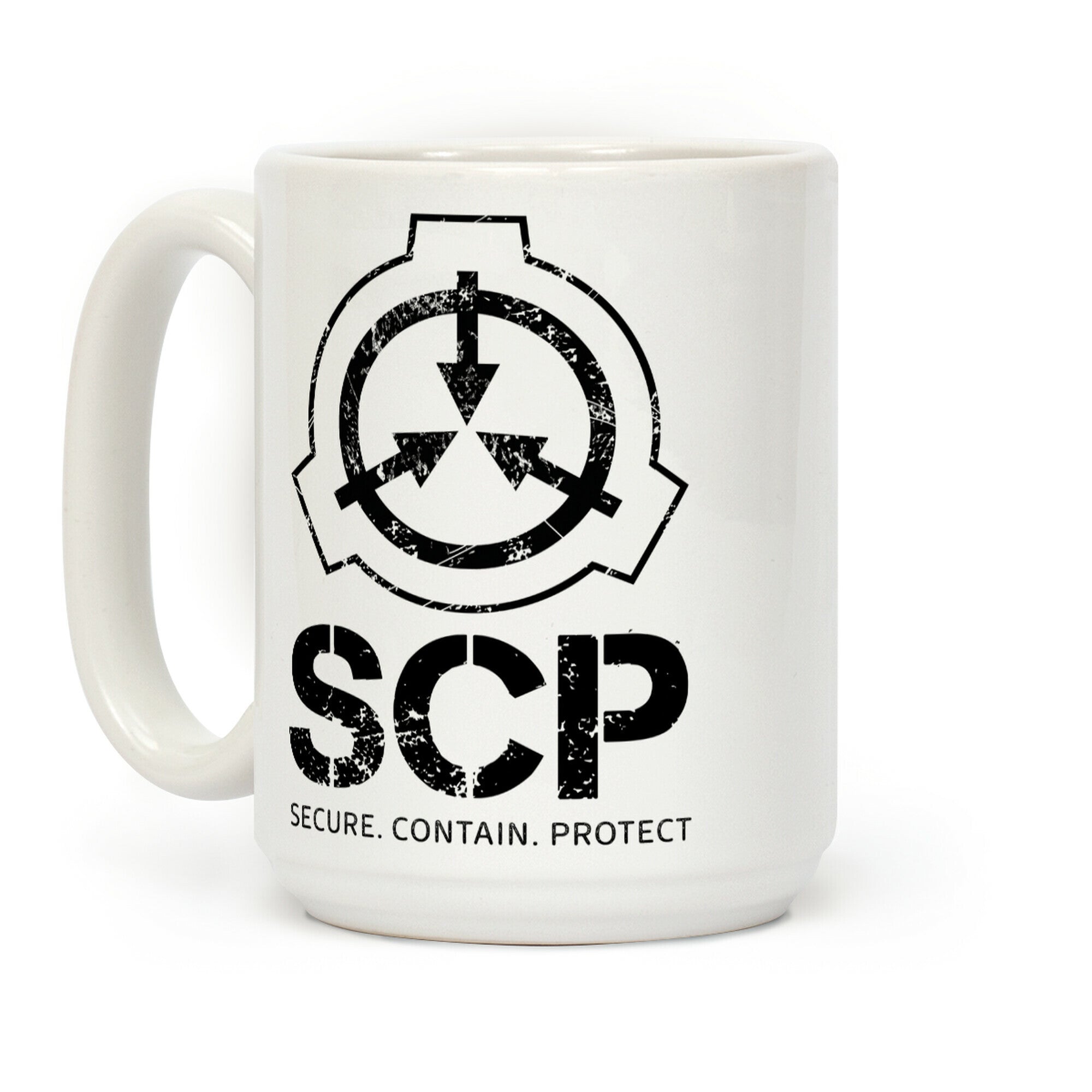 SCP Secure. Contain. Protect Coffee Mug